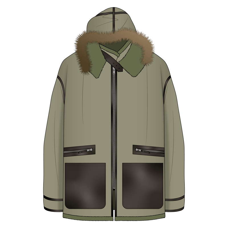 アラスカンコート(Alaskan coat)のイラスト