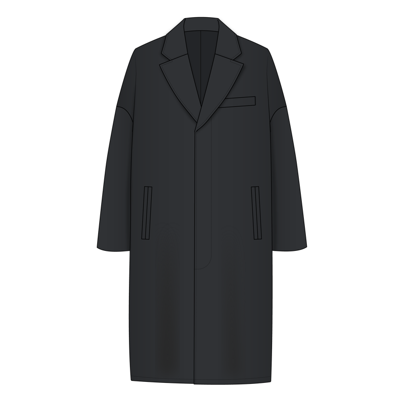 グレートコート(great coat)のイラスト