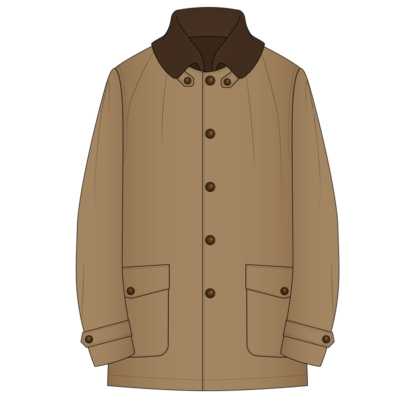 スパニッシュコート(Spanish coat)のイラスト