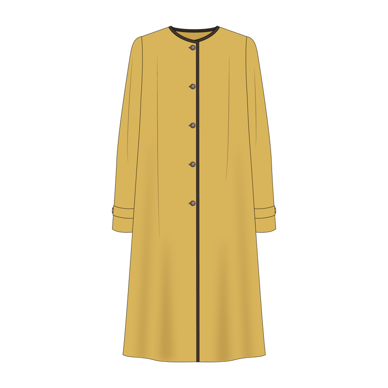 トリミングコート(trimming coat)のイラスト