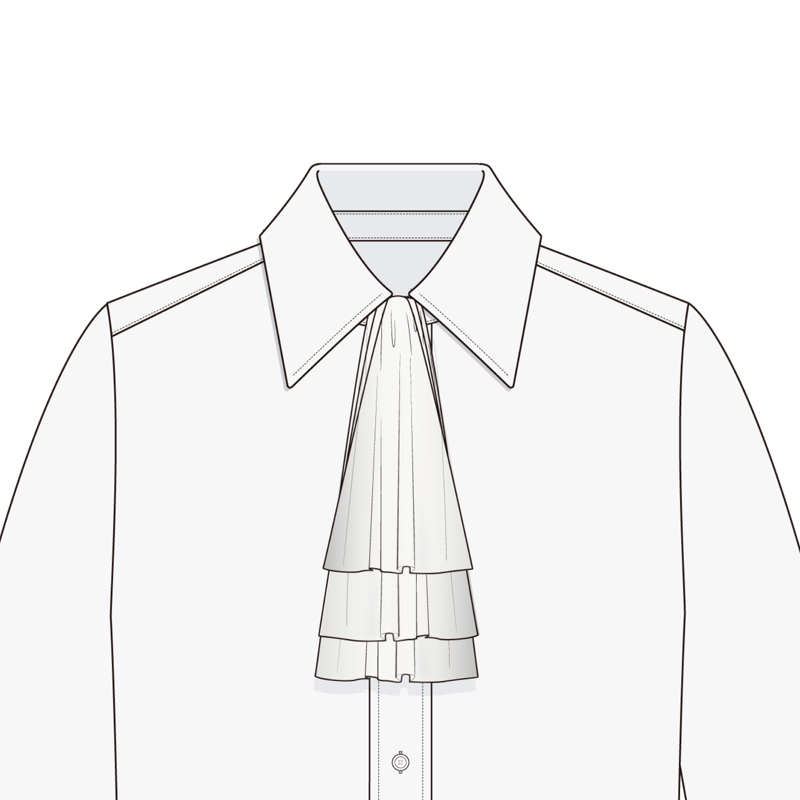 ジャボ(jabot)のイラスト