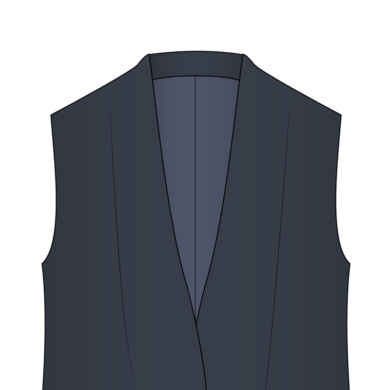 スーパーVネック(super v neck)のイラスト