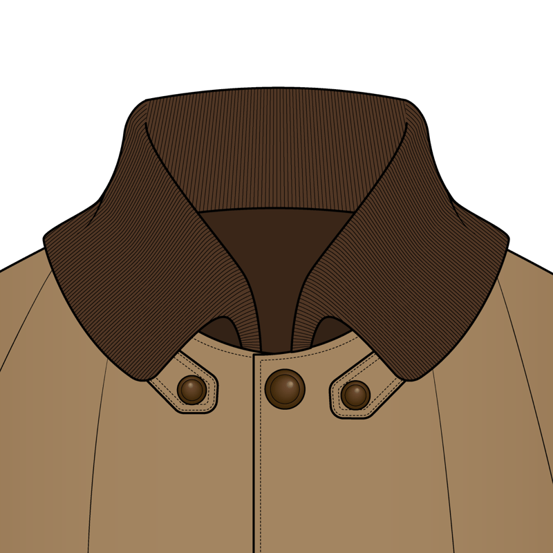 ドンキーカラー(donkey collar,spanish collar)のイラスト