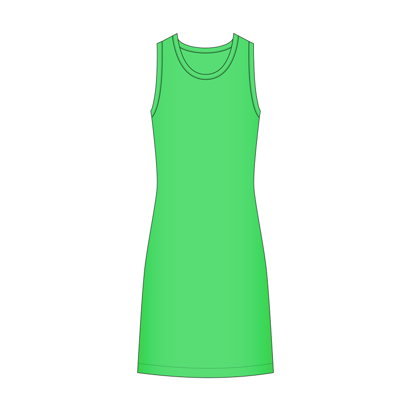 タンクドレス(tank dress,running dress)のイラスト