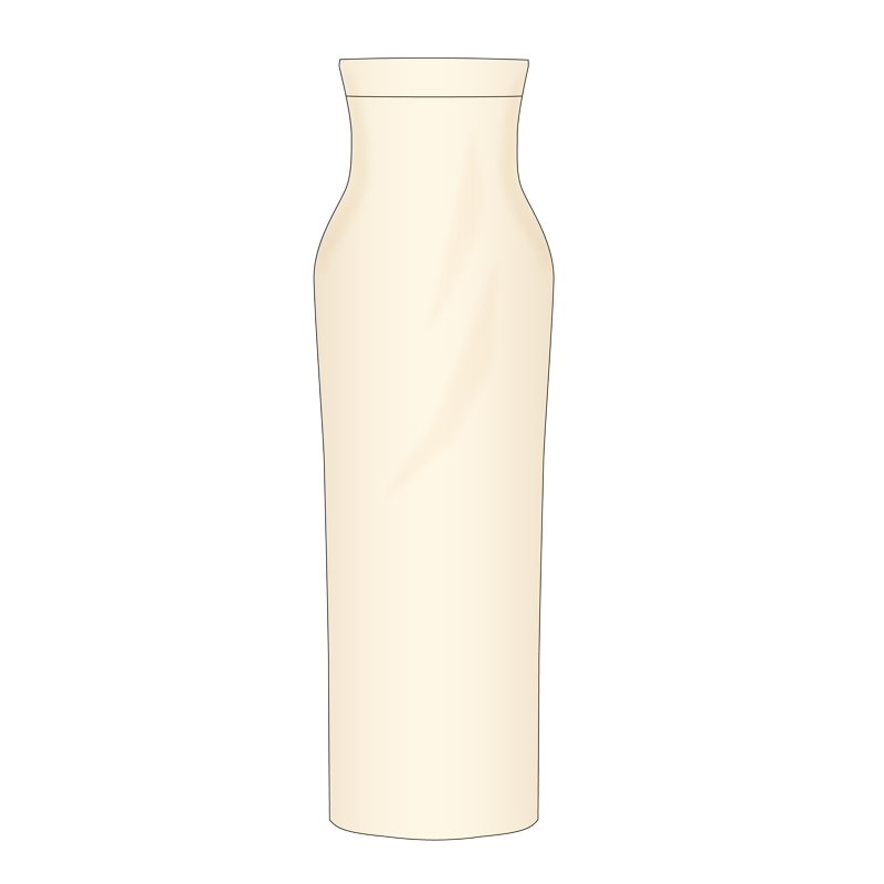 チューブドレス(tube dress)のイラスト