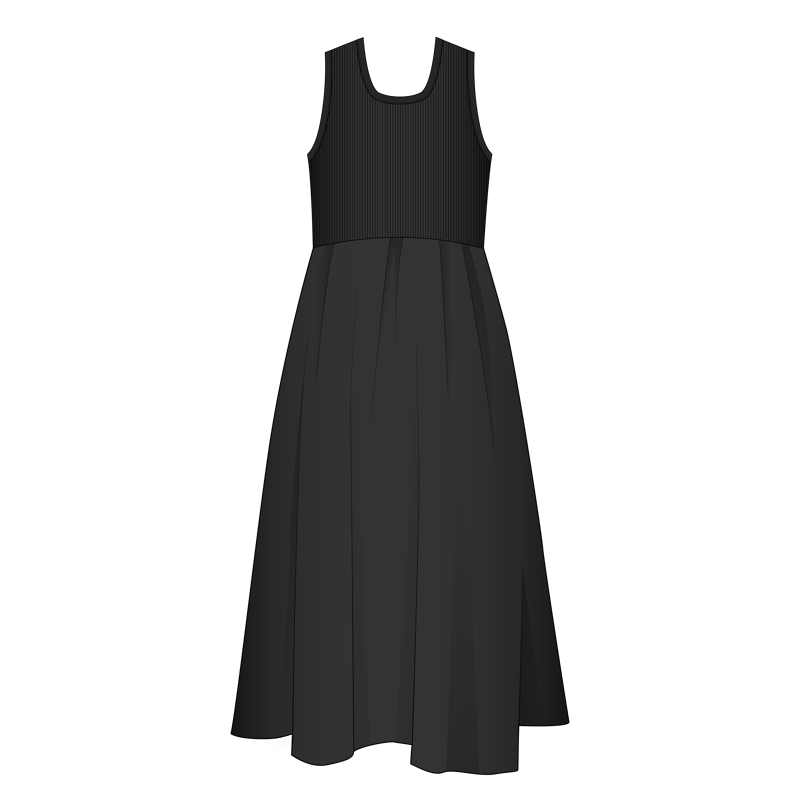 ドッキングワンピース(docking dress)のイラスト