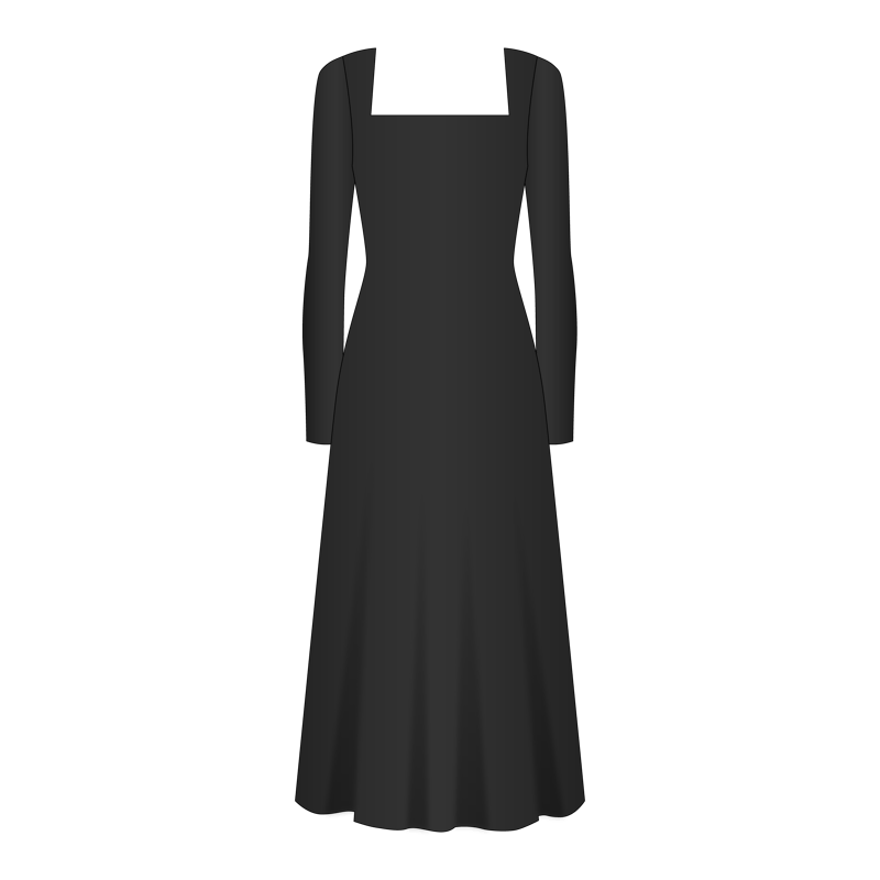 ナロードレス(narrow dress)のイラスト