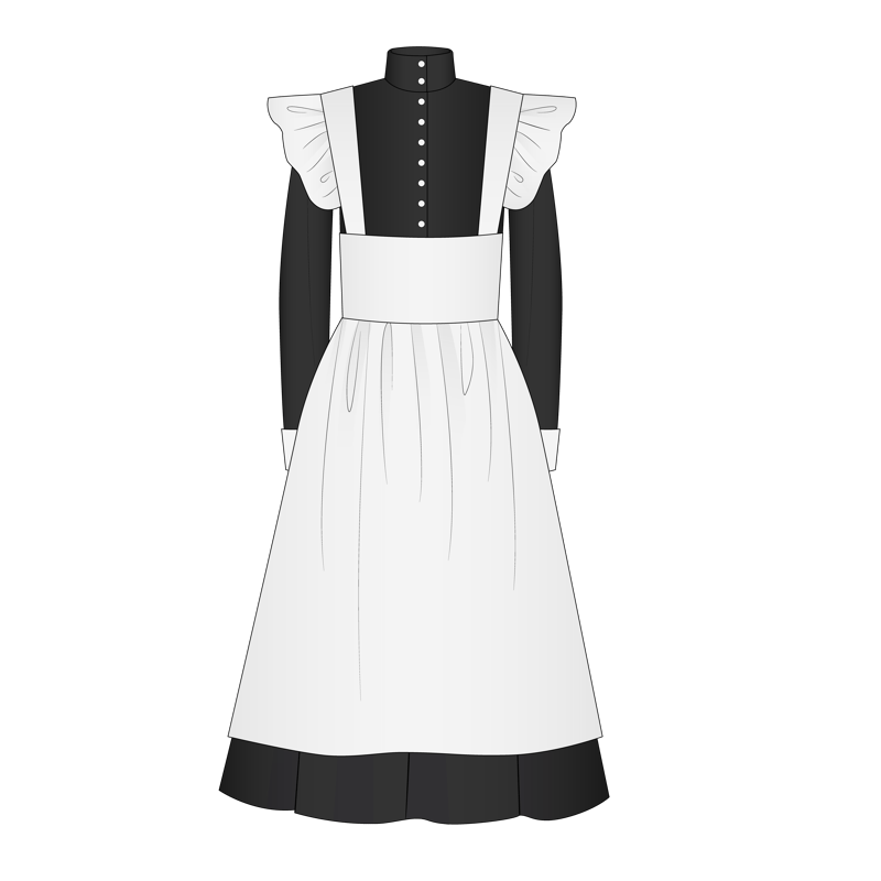 ピナフォア(pinafore dress)のイラスト