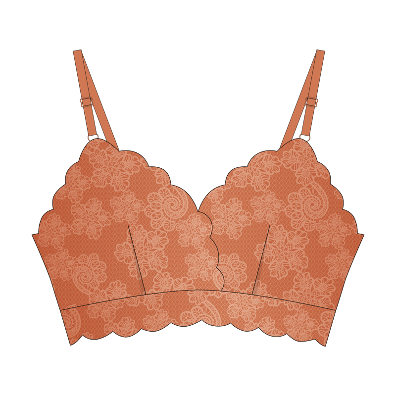 ブラレット(bralette)のイラスト