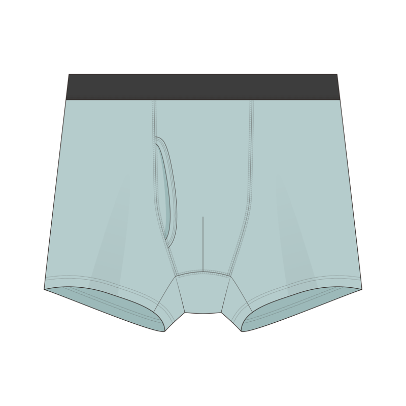 ボクサーパンツ(boxer briefs)のイラスト