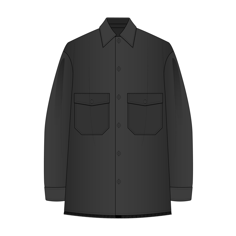CPOジャケット(CPO jacket)のイラスト