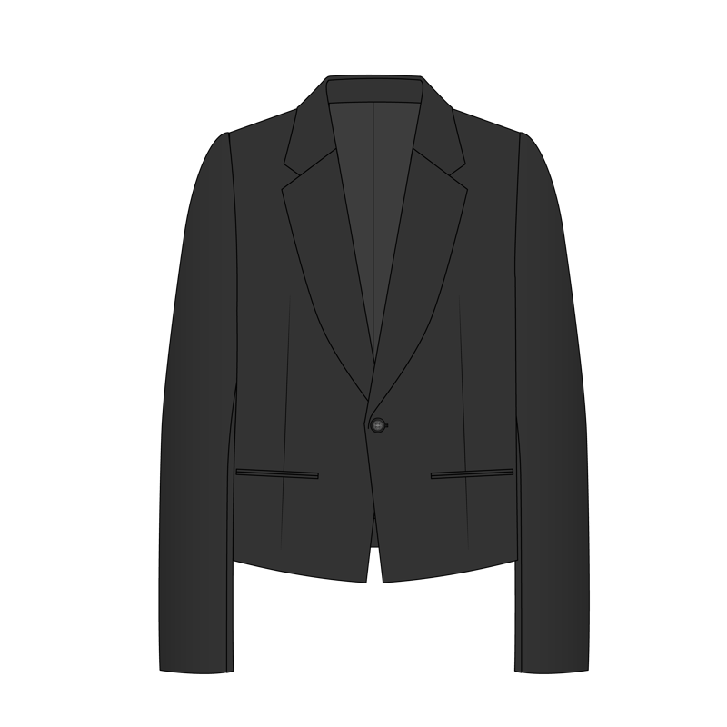 イートンジャケット(eton jacket)のイラスト