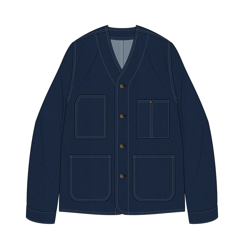 エンジニアジャケット(engineer jacket)のイラスト