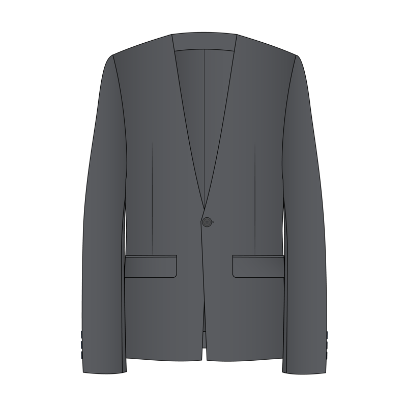 カーディガンジャケット(cardigan jacket)のイラスト