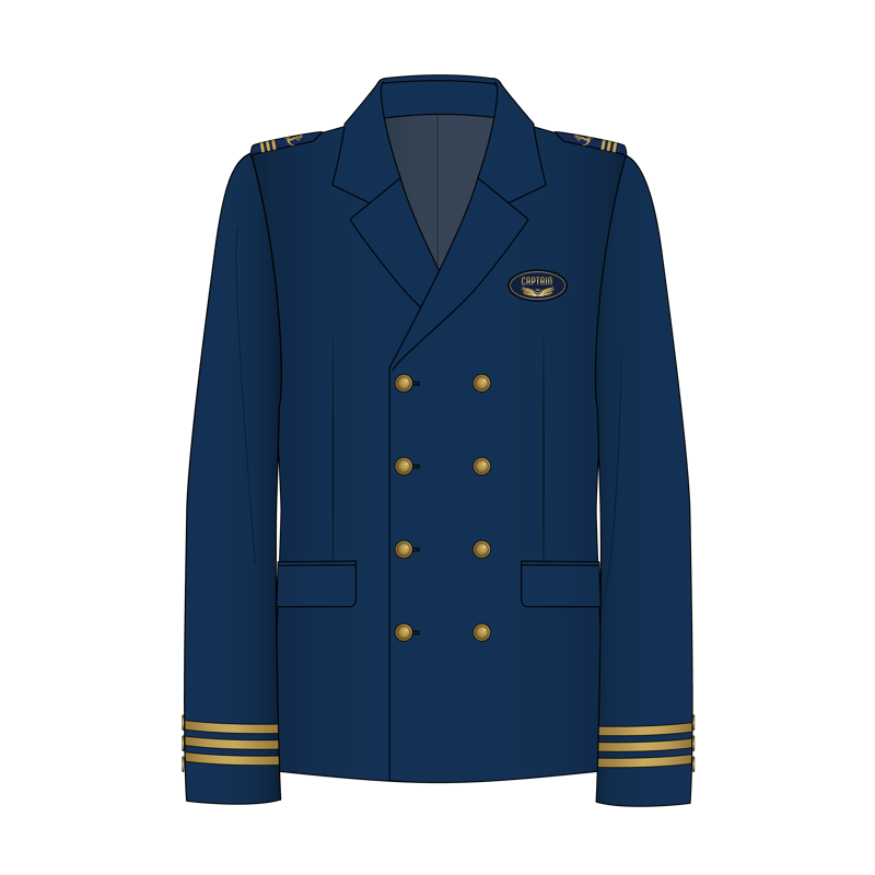 キャプテンジャケット(captain jacket)のイラスト