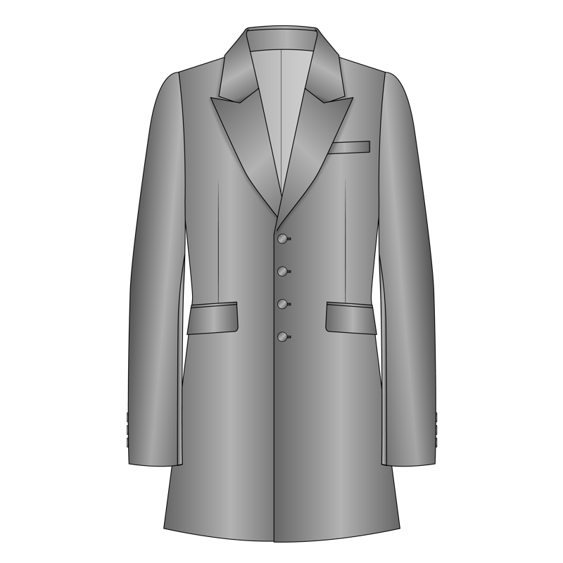 ズートジャケット(zoot jacket)のイラスト