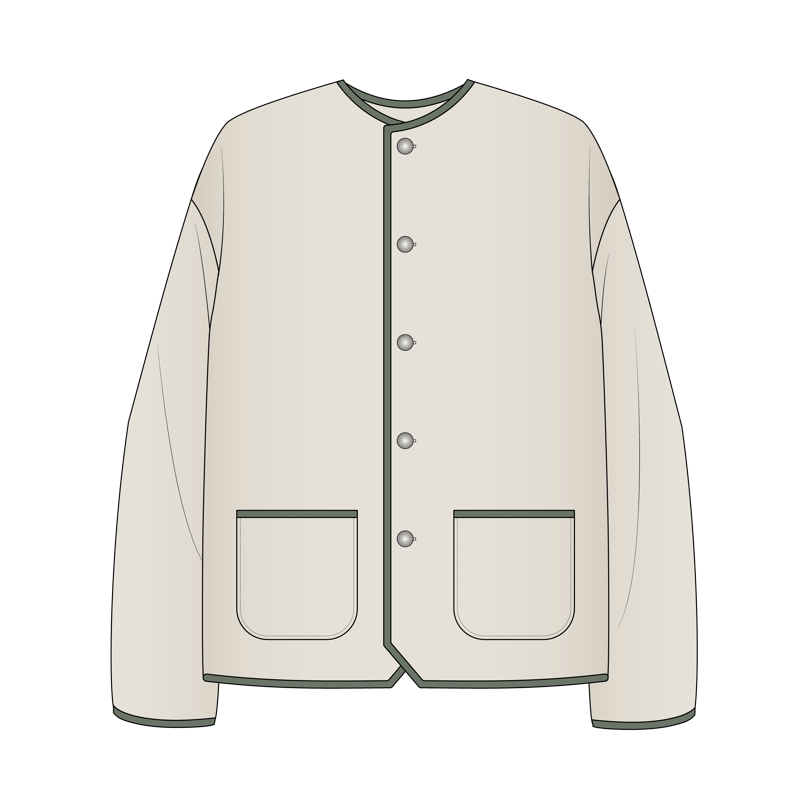 チロリアンジャケット(Tyrolean jacket)のイラスト