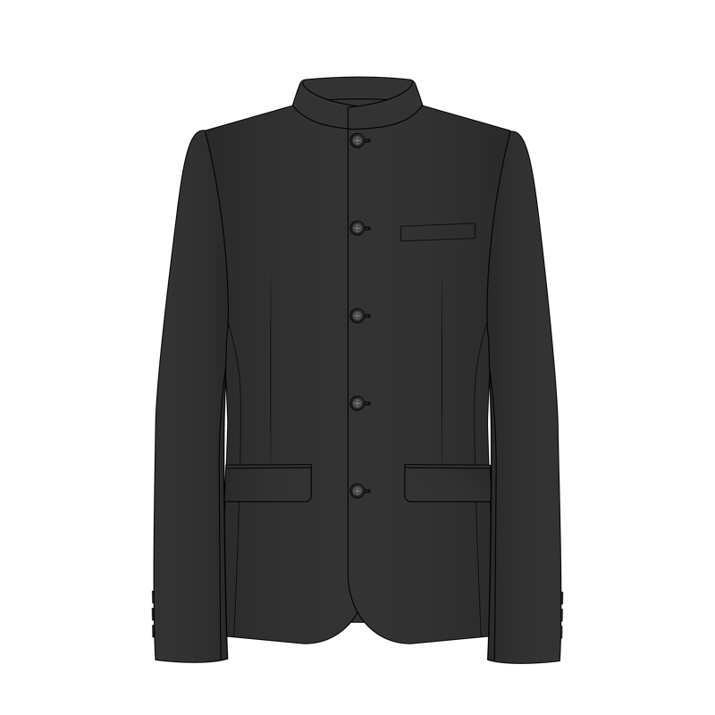 ネールジャケット(Nehru jacket)のイラスト