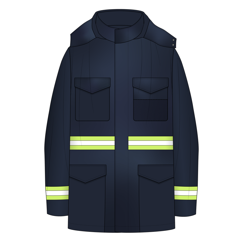 ファイヤーマンジャケット(fireman jacket)のイラスト