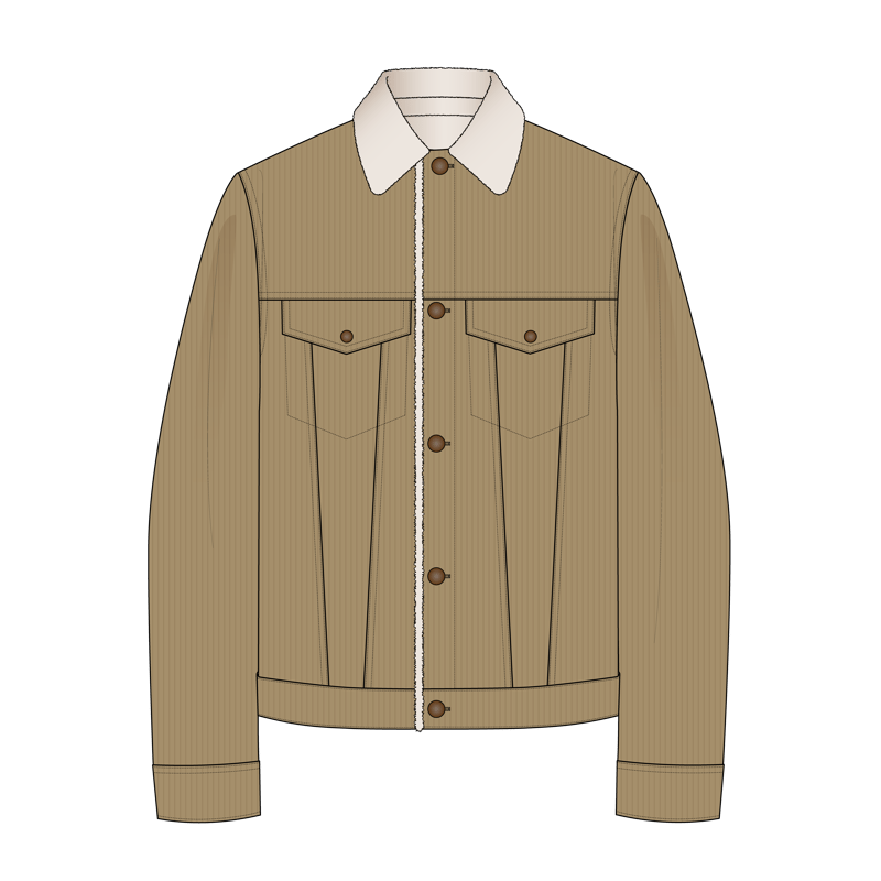 ランチジャケット(ranch jacket)のイラスト