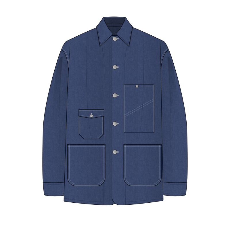 レイルローダージャケット(railloader jacket)のイラスト