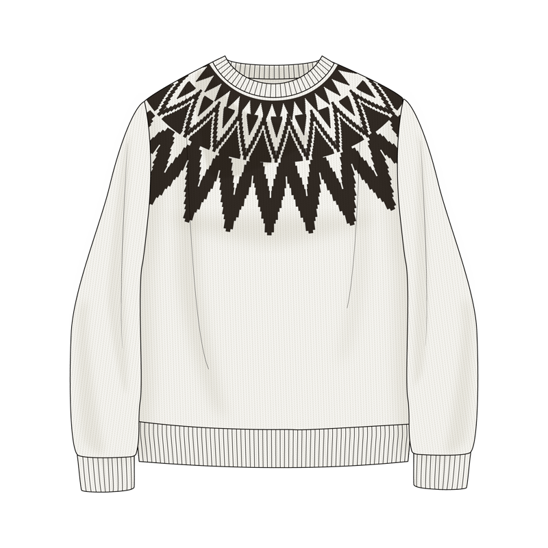 ロピーセーター(lopi sweater)のイラスト