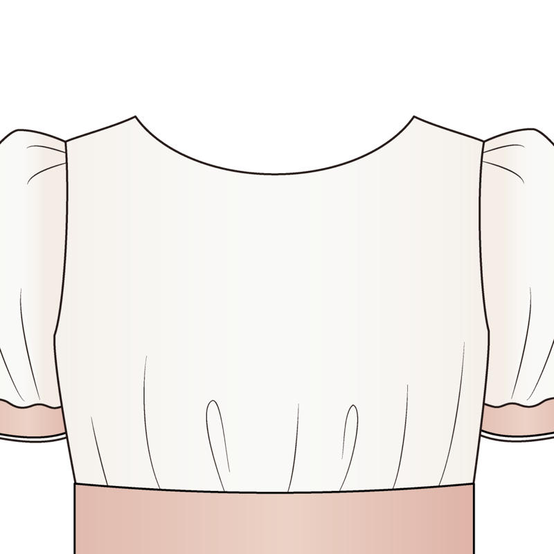 オブロングネック(oblong neck)のイラスト