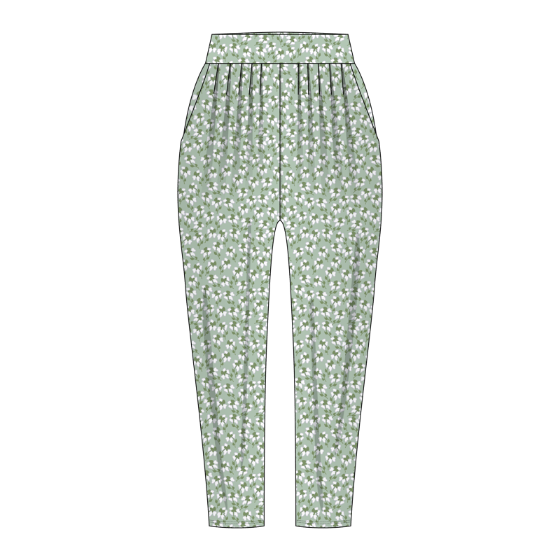 カリプソパンツ(calypso pants)のイラスト