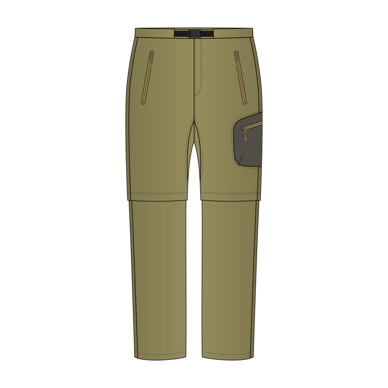 コンバーチブルパンツ(convertible pants)のイラスト