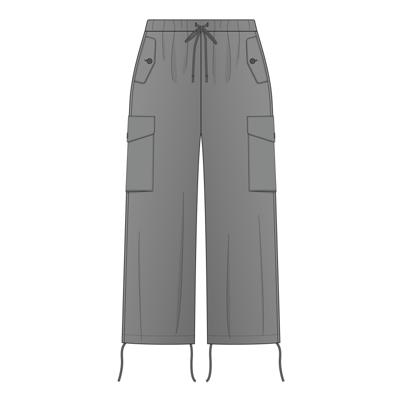 シックスポケットパンツ（6Pパンツ）(6 pockets pants)のイラスト