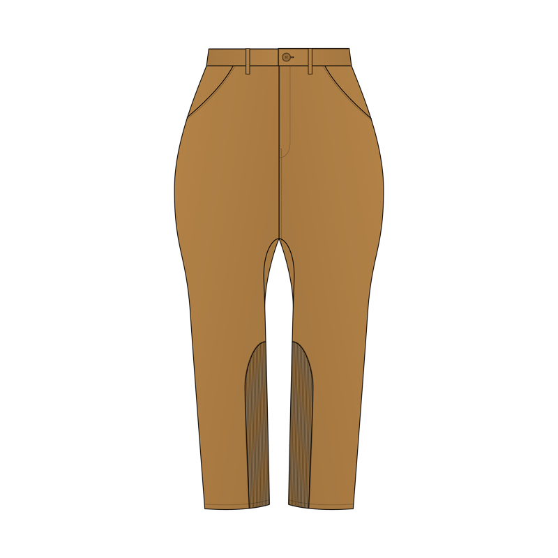 ジョッパーズパンツ(jodhpurs pants)のイラスト