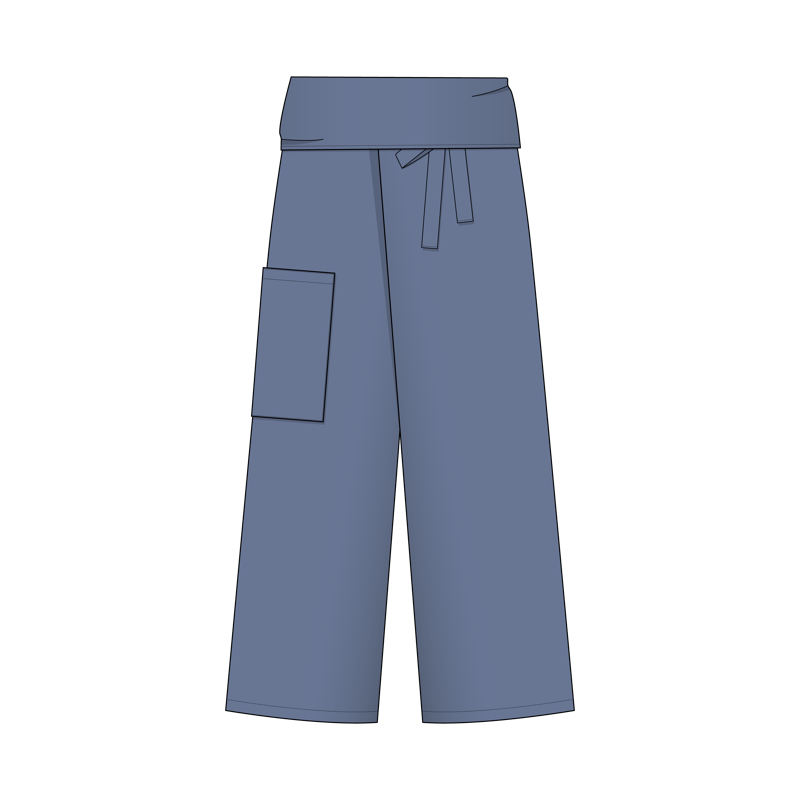 タイパンツ(Thai pants)のイラスト