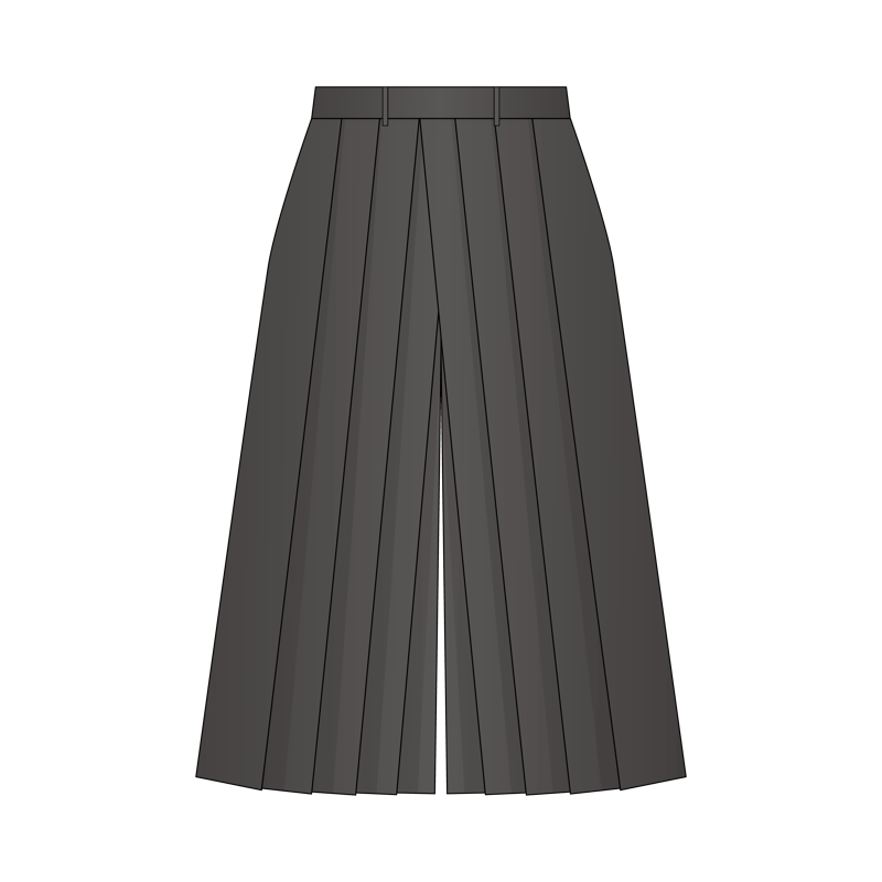 ハカマパンツ(hakama pants)のイラスト