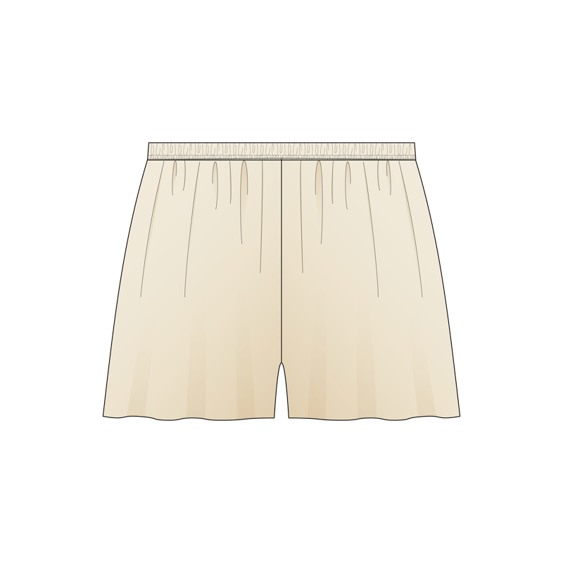 ペチコートパンツ(petticoat pants)のイラスト
