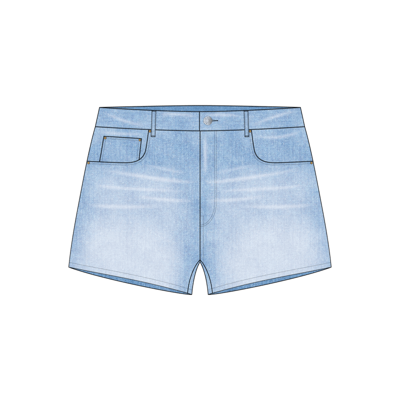 ホットパンツ(hot pants)のイラスト