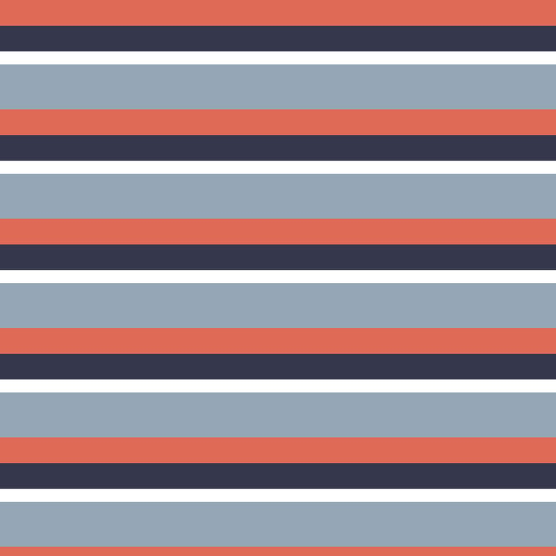 マルチボーダー(multi border,multi color  stripe)のイラスト