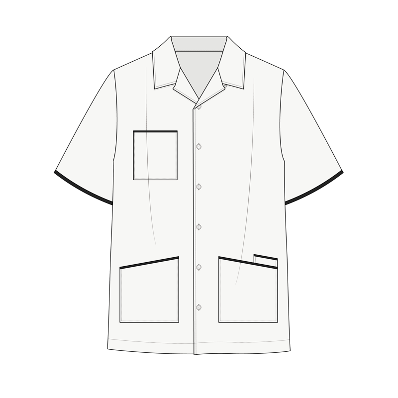 バーバーシャツ(barber shirts)のイラスト