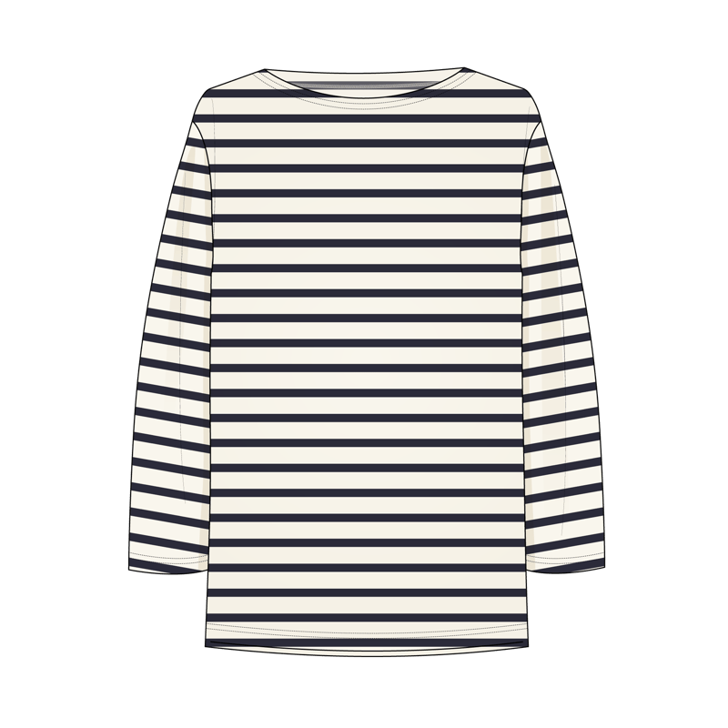 バスクシャツ(basque shirt)のイラスト