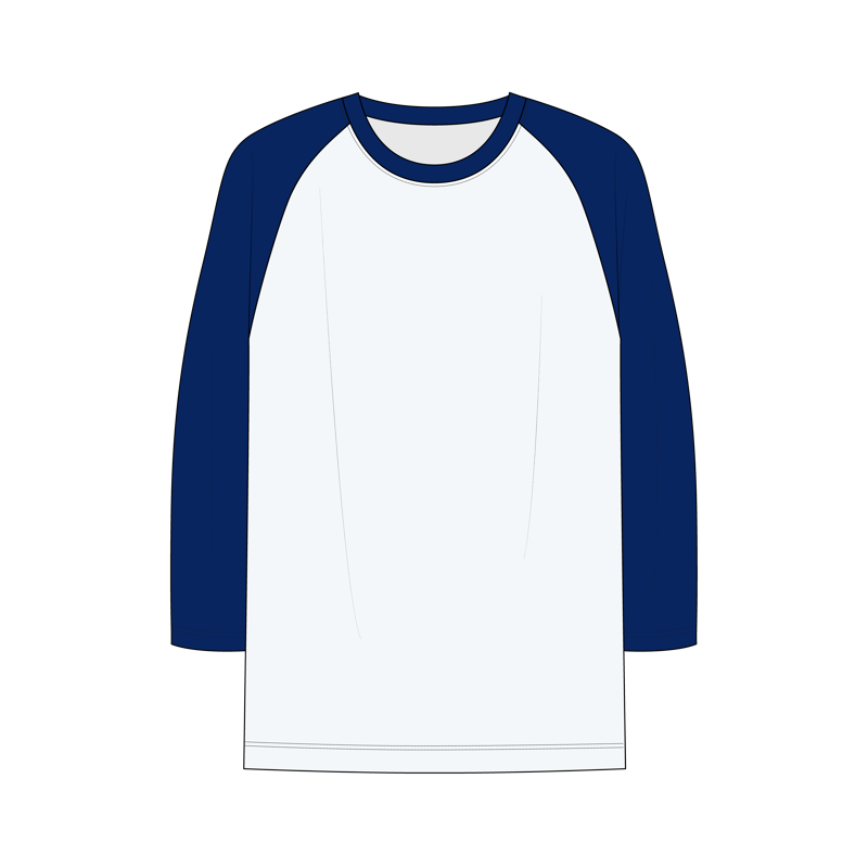 ラグランシャツ(raglan shirt)のイラスト