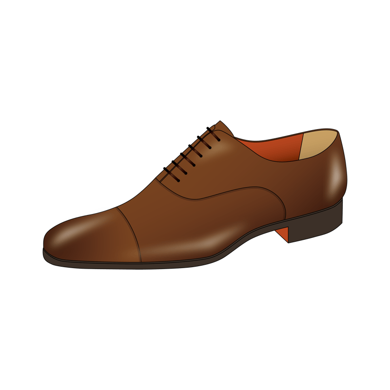 イタリアンカットシューズ(Italian cut shoes)のイラスト