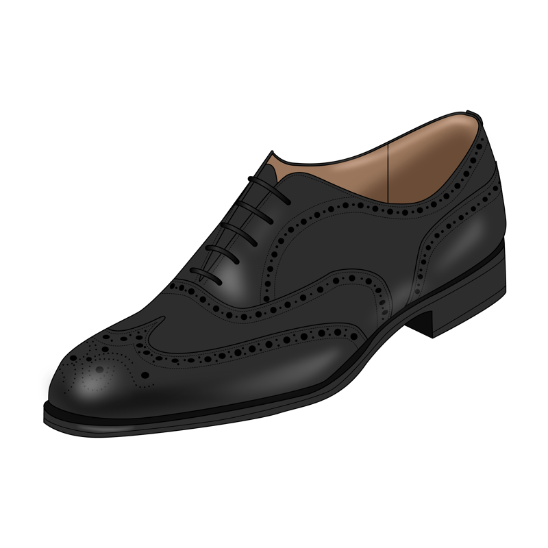 ウィングチップ(wing tip)のイラスト