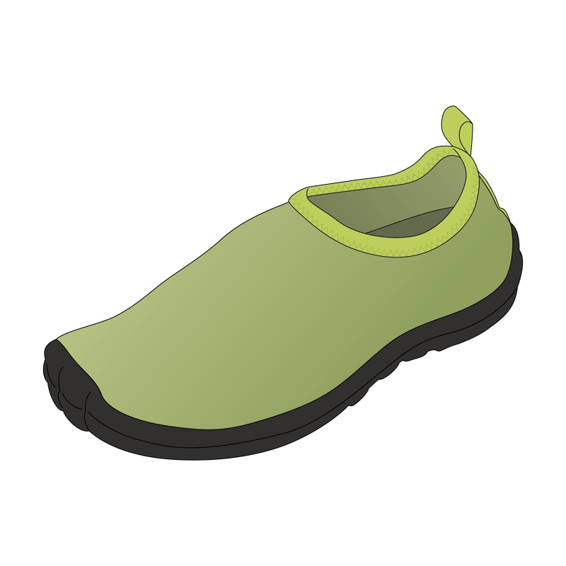 ウォータシューズ(water shoes,marine shoes)のイラスト
