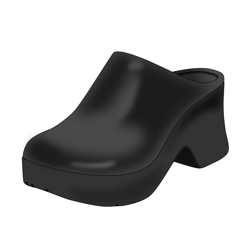 クロッグサンダル(clogs sandal)のイラスト