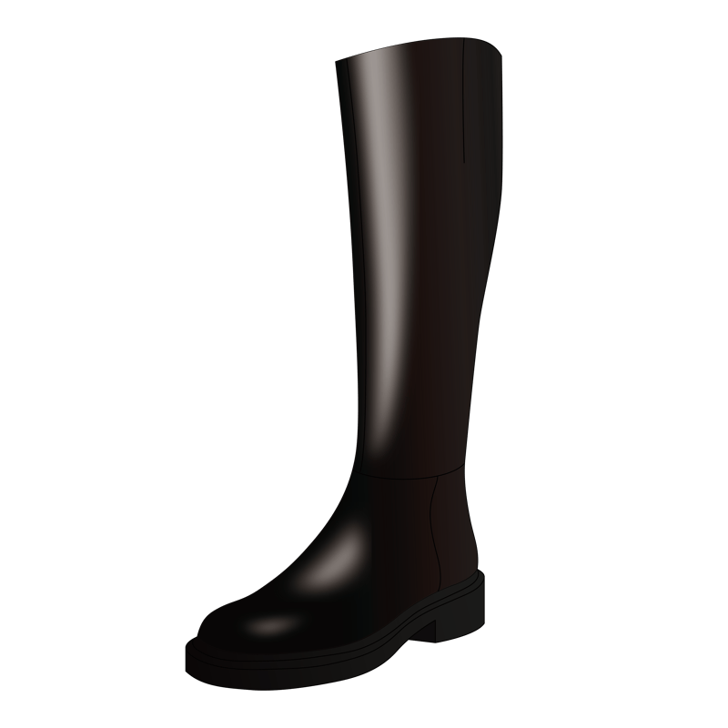 ジョッキーブーツ(jockey boots)のイラスト