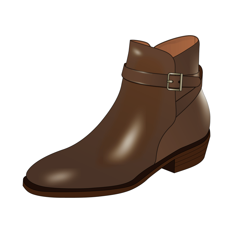 ジョッパーブーツ(jodhpur boots)のイラスト