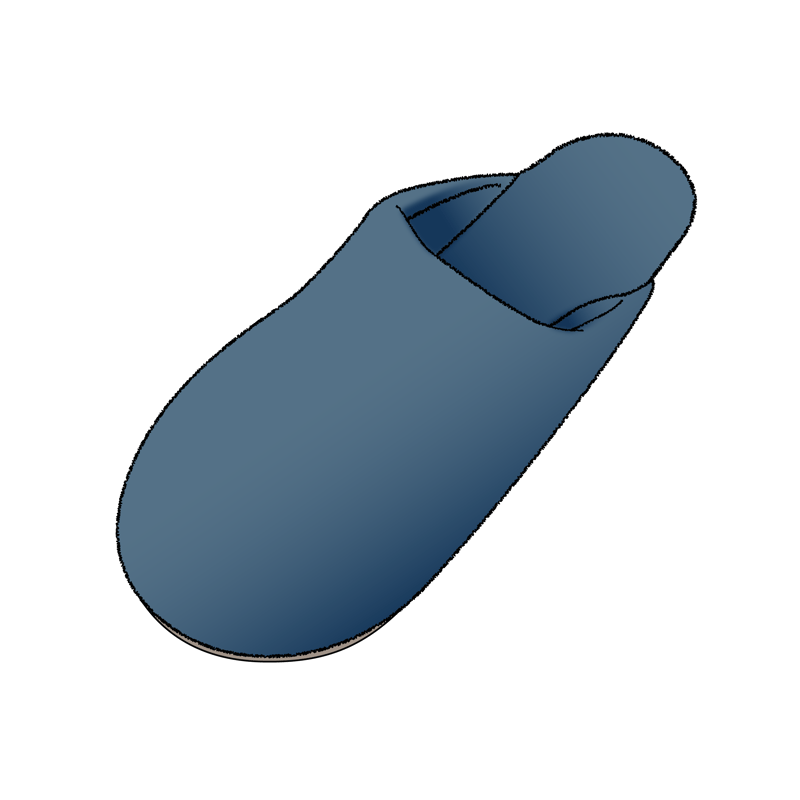 スリッパ(slipper)のイラスト