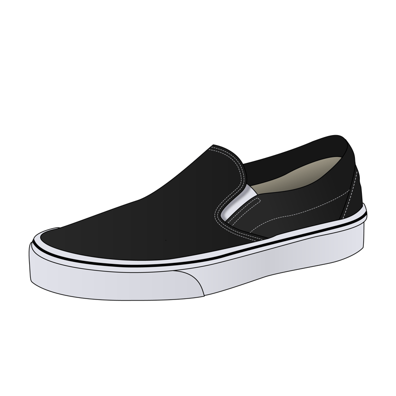 スリッポン(slip-on)のイラスト