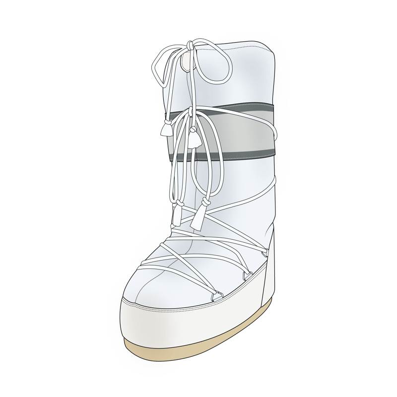 ムーンブーツ(moon boot)のイラスト