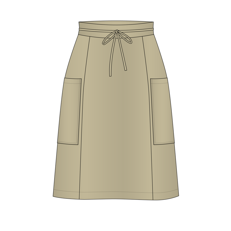 公式より転載【någonstans】Apron Skirt - その他