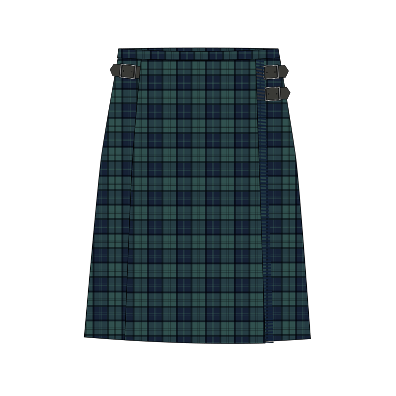 キルトスカート(kilt skirt)のイラスト